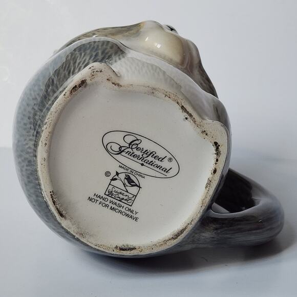 Whimsical Squirrel Mug with Tail Handle – Hand-Painted Ceramic Coffee Cup - Picture 10 of 10